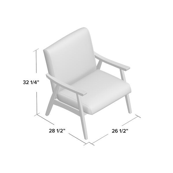 Roswell 26.5" W Polyester Blend Lounge Chair With Roswell Polyester Blend Lounge Chairs (Photo 6 of 20)