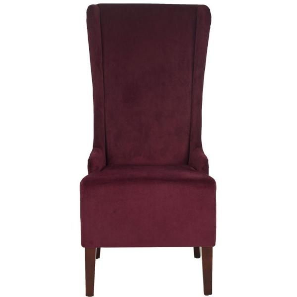 Safavieh Bacall Bordeaux Cotton Dining Chair Mcr4501k – The Inside Madison Avenue Tufted Cotton Upholstered Dining Chairs (set Of 2) (Photo 19 of 20)