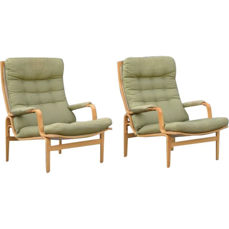 Set Of 2 Vintage Ingrid Armchairsbruno Mathsson For Dux, 1960s For Esmund Side Chairs (set Of 2) (View 19 of 20)