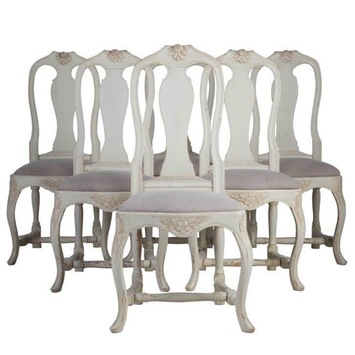 Set Of Swedish Dining Chairs For Chiles Linen Side Chairs (Photo 12 of 20)