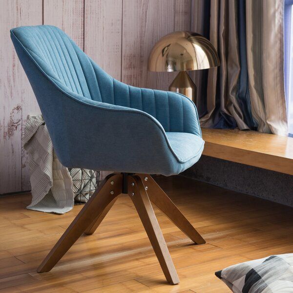 Slate Blue Swivel Chair With Brister Swivel Side Chairs (Photo 16 of 20)