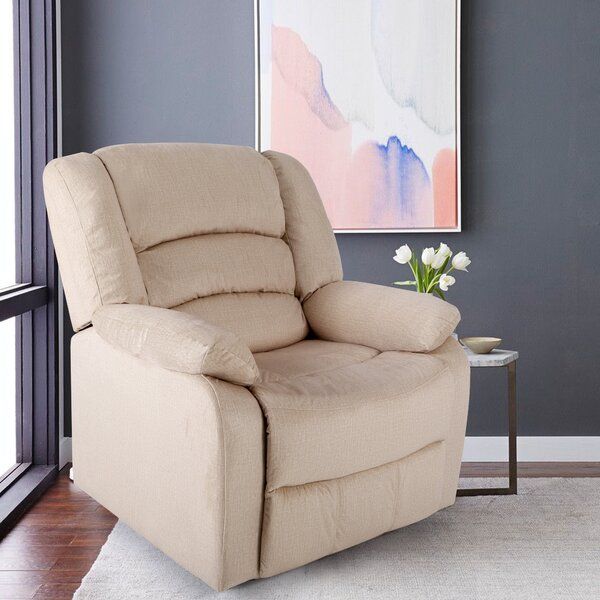 Small Wall Away Recliner With Regard To Artressia Barrel Chairs (View 15 of 20)