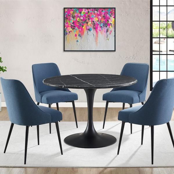 Steve Silver Colfax Blue Side Chair (set Of 2) Cf450sn – The Intended For Esmund Side Chairs (set Of 2) (View 11 of 20)