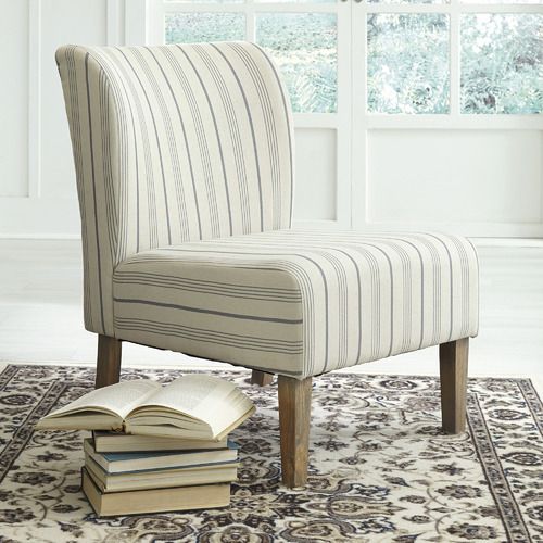 Striped Caldwell Accent Chair With Caldwell Armchairs (View 8 of 20)