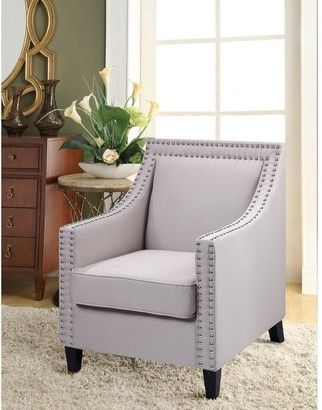 Studded Arm Chair | Shop The World's Largest Collection Of With Regard To Bethine Polyester Armchairs (set Of 2) (Photo 19 of 20)