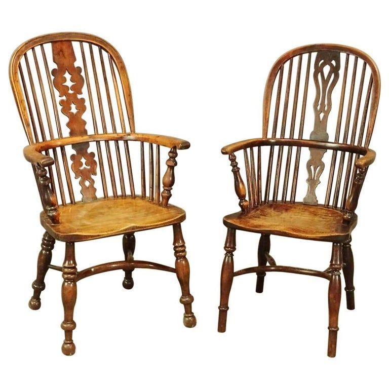 Two 19th Century English Windsor Dining Armchairs, Sold With Regard To Ragsdale Armchairs (Photo 19 of 20)