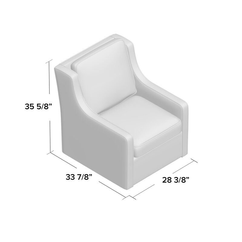 Vineland Swivel Armchair Pertaining To Vineland Polyester Swivel Armchairs (View 8 of 20)
