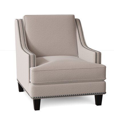 Wayfair Custom Upholstery™ Paige 34" W Polyester Blend Down Throughout Polyester Blend Armchairs (View 7 of 20)