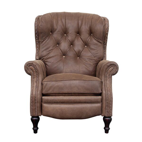 Wing Back Recliner Chairs Regarding Coomer Faux Leather Barrel Chairs (View 12 of 20)