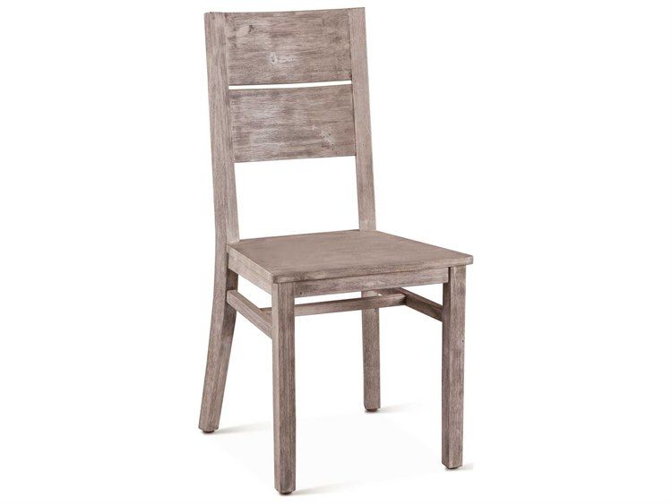 World Interiors Beachwood Weathered Graywash Side Dining Chair (set Of 2) Intended For Beachwood Arm Chairs (View 13 of 20)