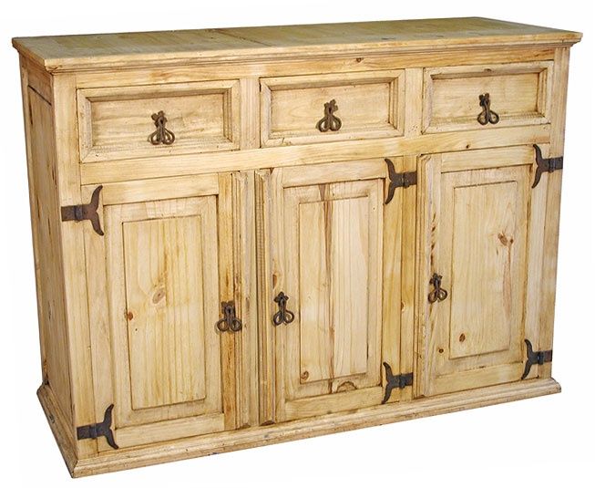 26 Best Mexican Furniture – Rustic Furniture Images On With Kinston 74&quot; Wide 4 Drawer Pine Wood Sideboards (View 10 of 15)