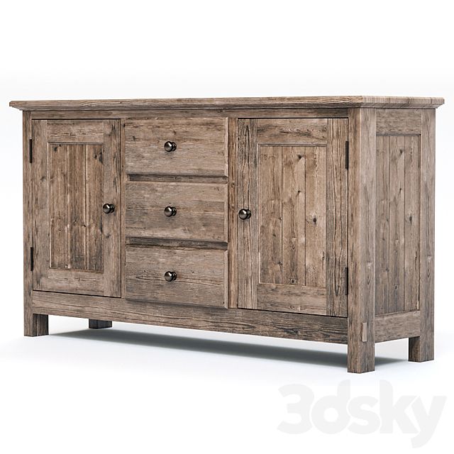 3d Models: Sideboard & Chest Of Drawer – Benchwright 66 Inside Findley 66" Wide Sideboards (View 12 of 15)