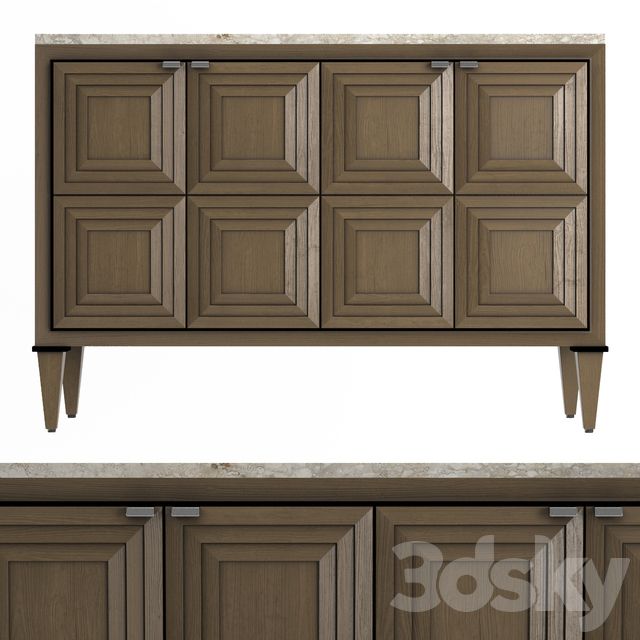 3d Models: Sideboard & Chest Of Drawer – Chest Of Drawers Intended For Pitzer 47.91&quot; Wide 4 Drawer Wood Sideboards (Photo 7 of 10)