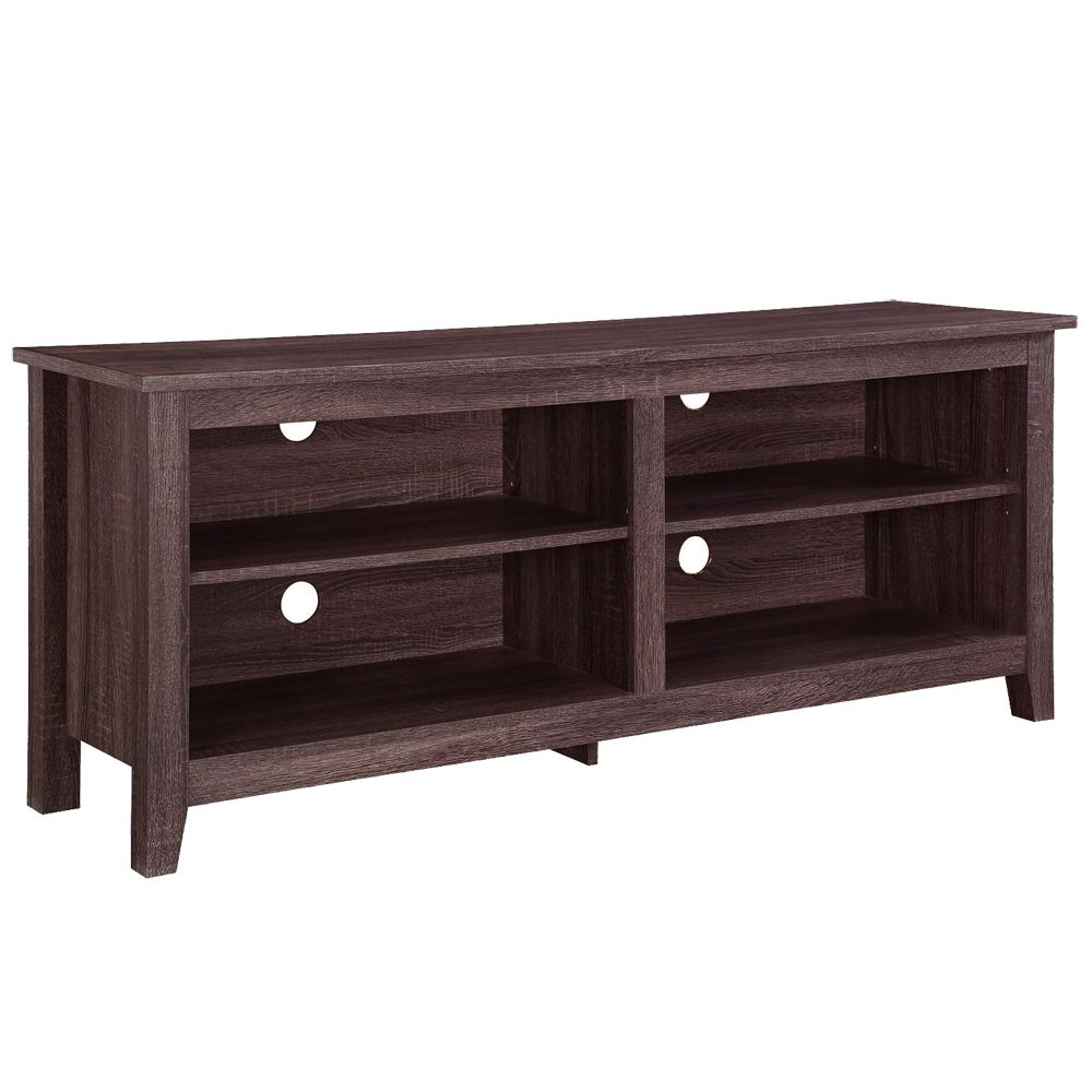 58 Inch Wood Tv Media Stand In Tv Stands Within Jace Tv Stands For Tvs Up To 58&quot; (View 7 of 15)