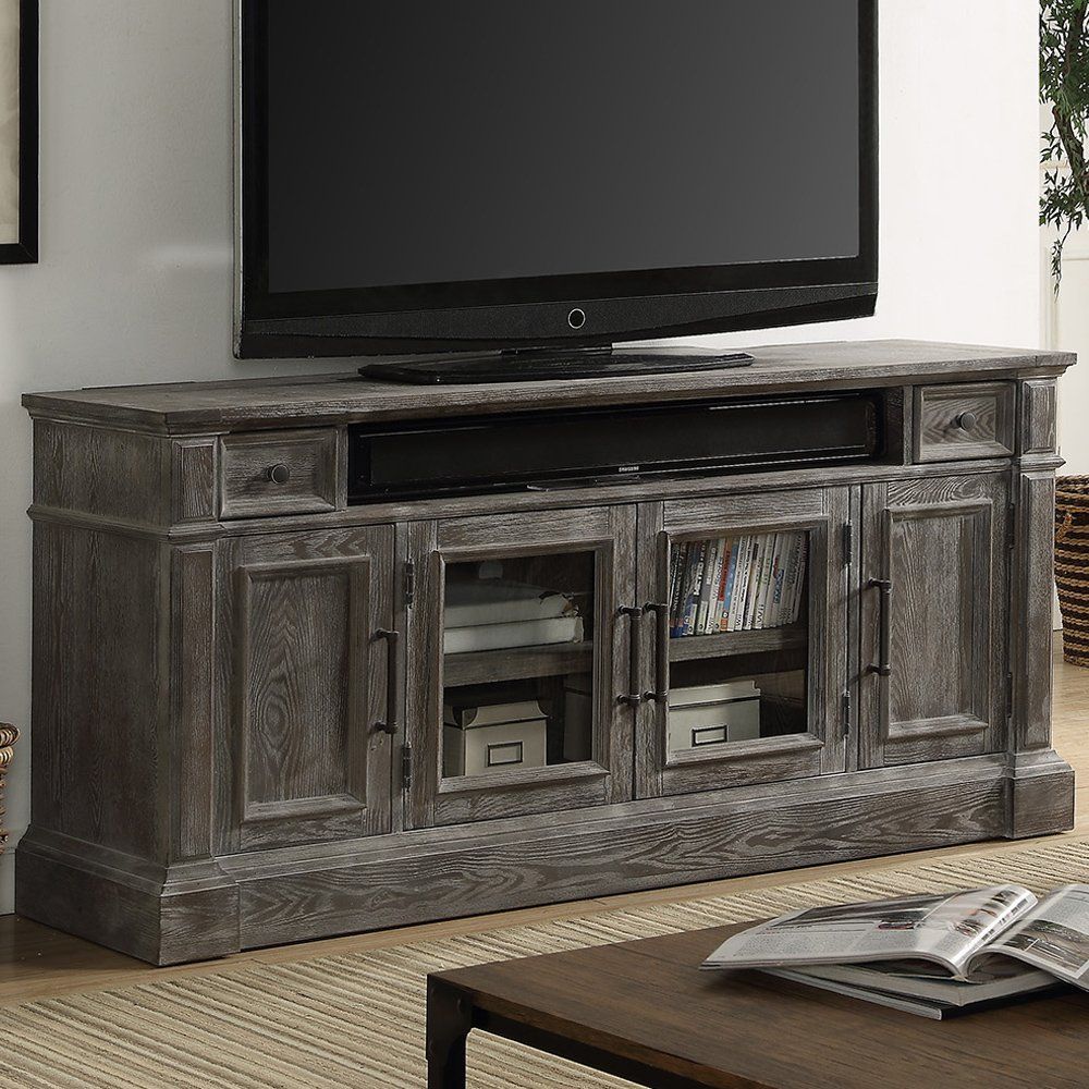 65 Inch Vintage Smoke Gray Tv Stand – Gramercy Park | 65 For Bloomfield Tv Stands For Tvs Up To 65" (View 13 of 15)