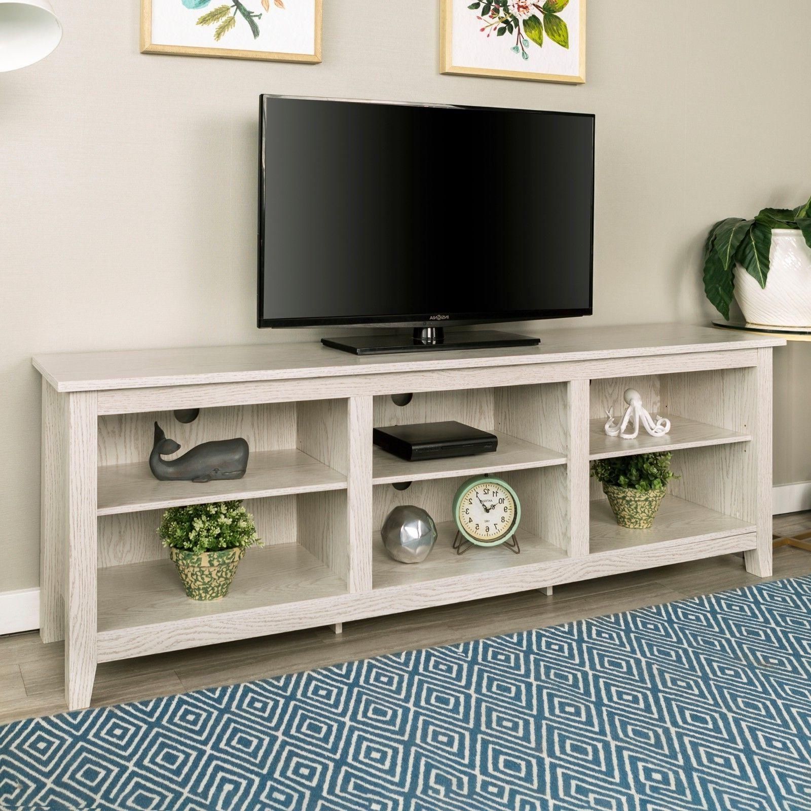 75 Inch Long Tv Stand Table White Modern With Lucille Tv Stands For Tvs Up To 75&quot; (View 10 of 15)
