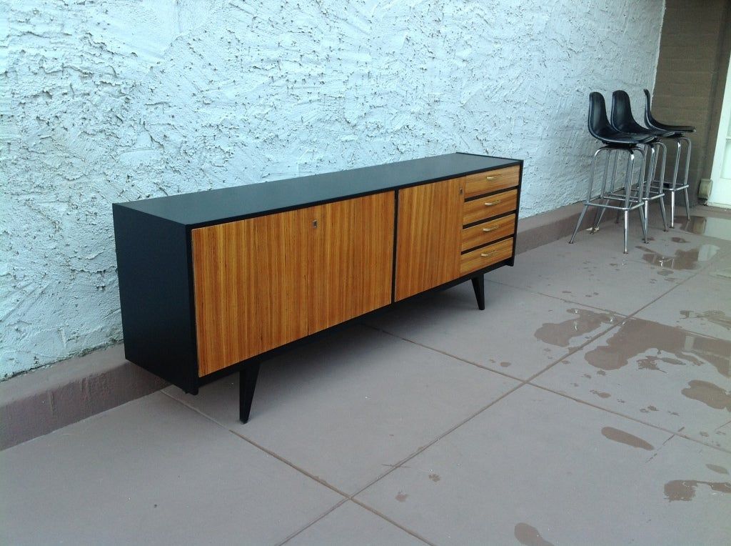 A Stunning Zebra Wood Credenza At 1stdibs With Regard To Danby  (View 14 of 15)