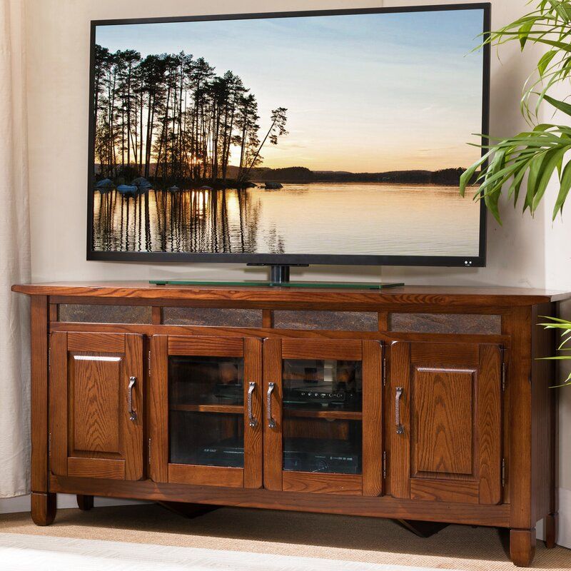 Alcott Hill Yoshioka Corner Unit Tv Stand For Tvs Up To 65 Inside Dallas Tv Stands For Tvs Up To 65" (View 9 of 15)