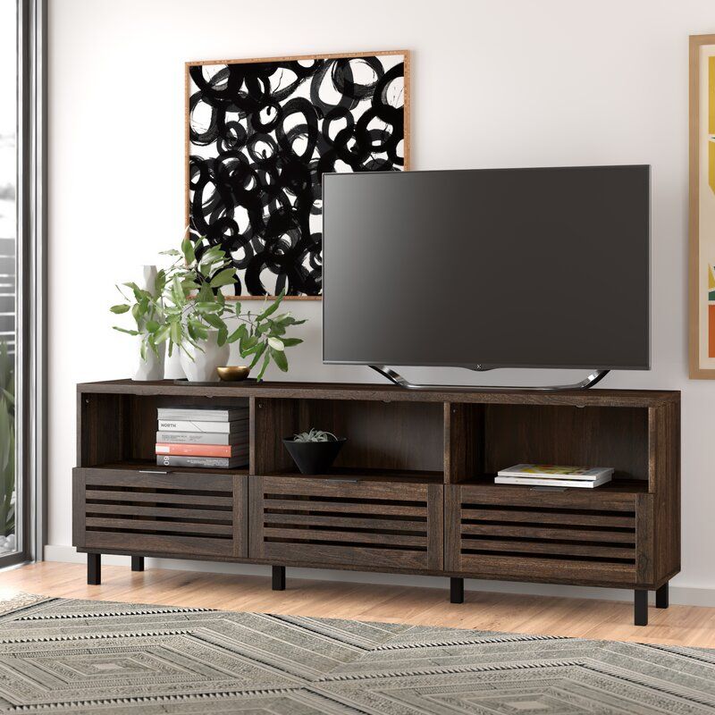 Allmodern Nena Tv Stand For Tvs Up To 78" & Reviews | Wayfair Intended For Ira Tv Stands For Tvs Up To 78&quot; (Photo 10 of 15)