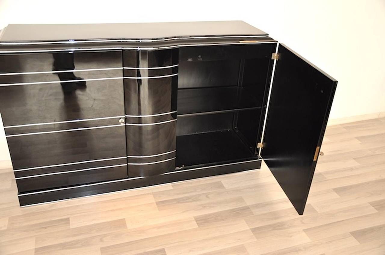 Art Deco Sideboard And Chromeliner For Sale At 1stdibs With Danby 39.37&quot; Wide 2 Drawer Wood Sideboards (Photo 15 of 15)
