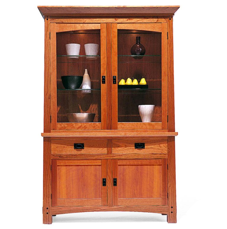 Arts & Crafts China Cabinet Furniture With Shirley Mills 52&quot; Wide Buffet Tables (View 4 of 15)
