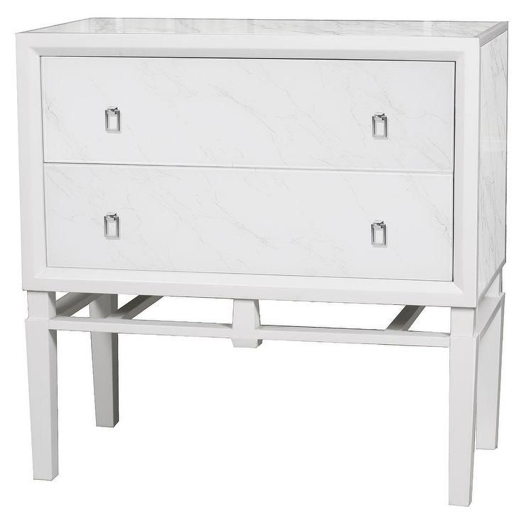 Ava Mirrored Buffet White Entertainment Storage Si Throughout Revere  (View 13 of 15)