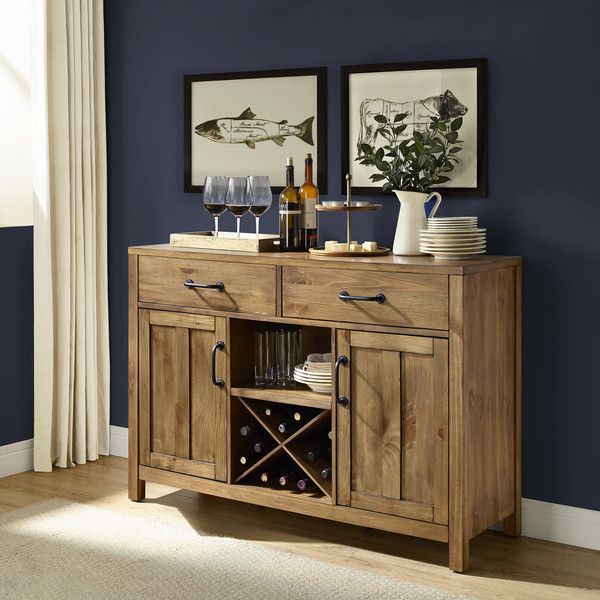 Avenal 52" Wide 2 Drawer Sideboard | Dining Room Buffet Intended For Milena 52&quot; Wide 2 Drawer Sideboards (View 1 of 15)