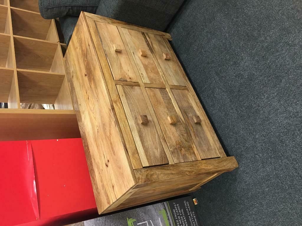 Bhf – 6 Drawer Mango Wood Sideboard | In Aberdeen | Gumtree Within Maddox 80&quot; Wide Mango Wood Sideboards (View 3 of 15)