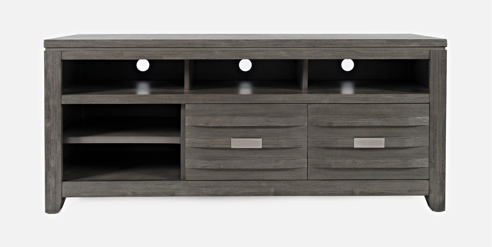 Brushed Gray Modern 60 Inch Tv Stand – Altamonte In 2020 Within Evanston Tv Stands For Tvs Up To 60" (View 13 of 15)
