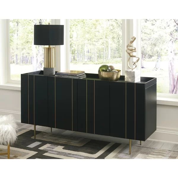 Butterfield 64" Wide Sideboard In 2020 | Accent Cabinet Within Jakobe 66" Wide Sideboards (Photo 13 of 15)