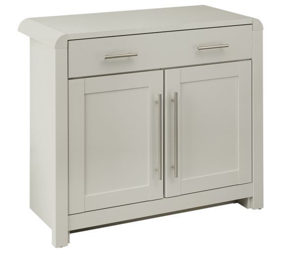 Buy Heart Of House Elford 2 Door 1 Drawer Sideboard – Grey Pertaining To Frida 71&quot; Wide 2 Drawer Sideboards (Photo 8 of 15)