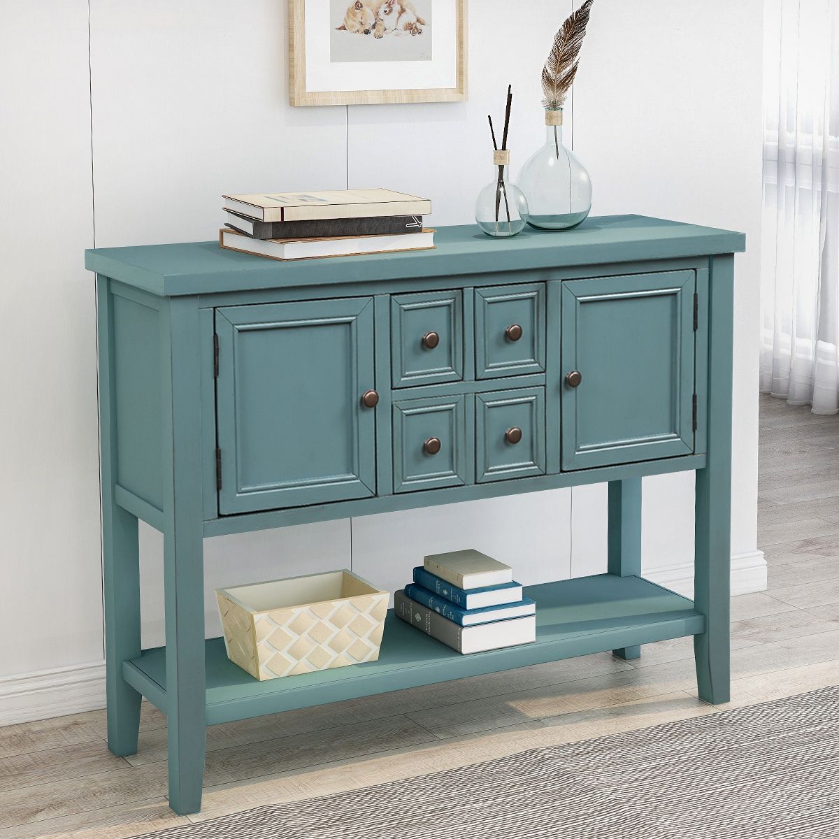 Clearance!console Table Buffet Sideboard, 2020 New 48 In Desirae 48&quot; Wide 2 Drawer Sideboards (Photo 2 of 15)