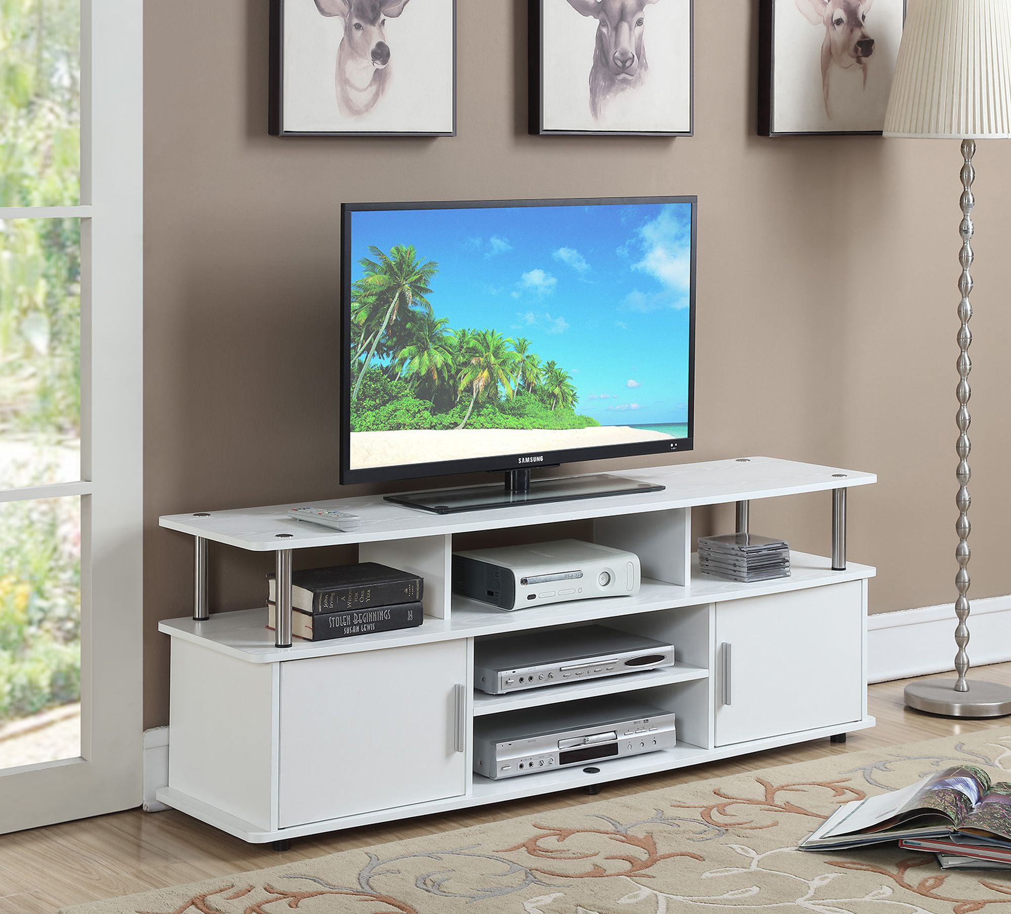 Convenience Concepts Designs2go 60" Monterey Tv Stand With Regard To Skofte Tv Stands For Tvs Up To 60&quot; (View 6 of 15)