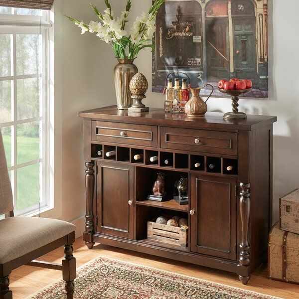 Darby Home Co Hilliard 56" Wide 2 Drawer Sideboard Pertaining To Sandweiler 54&quot; Wide 2 Drawer Sideboards (View 4 of 15)