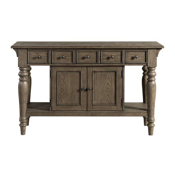 Darby Home Co Paola 56" Wide 3 Drawer Buffet Table | Wayfair Intended For Isra 56&quot; Wide 3 Drawer Sideboards (View 2 of 15)