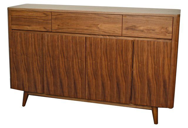 Ditmas 55" Buffet, Walnut | Buffet Console, Furniture In Tabernash 55&quot; Wood Buffet Tables (View 3 of 15)