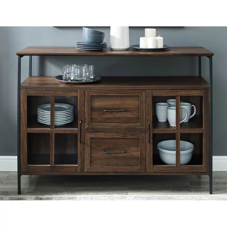 Dostie 48" Wide Buffet Table In 2020 | Buffet Table With Regard To Ronce 48" Wide Sideboards (View 3 of 15)