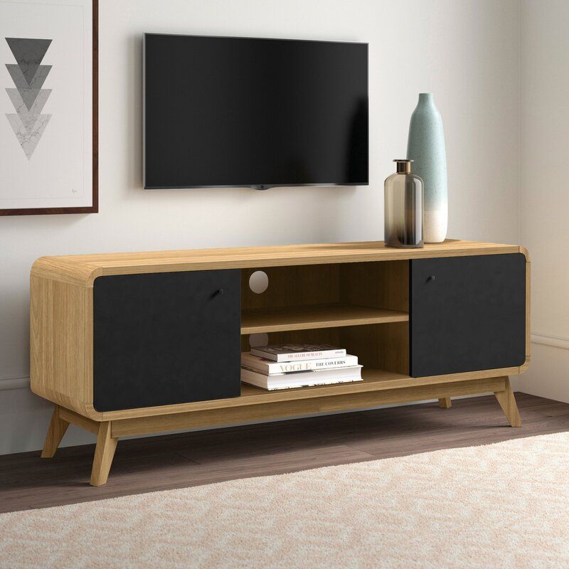 East Urban Home Justine Tv Stand For Tvs Up To 60 With Regard To Whittier Tv Stands For Tvs Up To 60" (Photo 8 of 15)