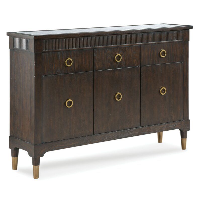 Fairfield Chair Westwood 60" Wide 3 Drawer Sideboard Within Myndi 60" Wide Sideboards (View 14 of 15)