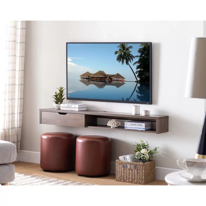 Featured Photo of 2024 Popular Finnick Tv Stands for Tvs Up to 65"