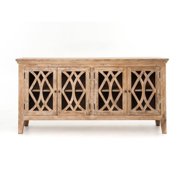 Four Hands Azalea 4 Door Buffet Table & Reviews | Perigold Intended For Fahey 58" Wide 3 Drawer Acacia Wood Sideboards (View 2 of 15)