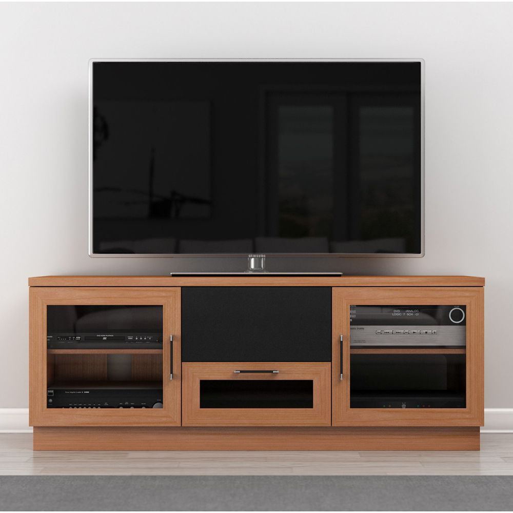 Furnitech Ft60ccnc – Contemporary Tv Stand Media Console Inside Metin Tv Stands For Tvs Up To 65&quot; (View 7 of 15)