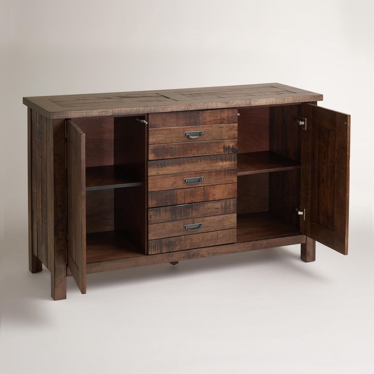 Garner Sideboard | World Market (54" Wide) | Cabinet With Regard To Annabella 54&quot; Wide 3 Drawer Sideboards (View 5 of 15)
