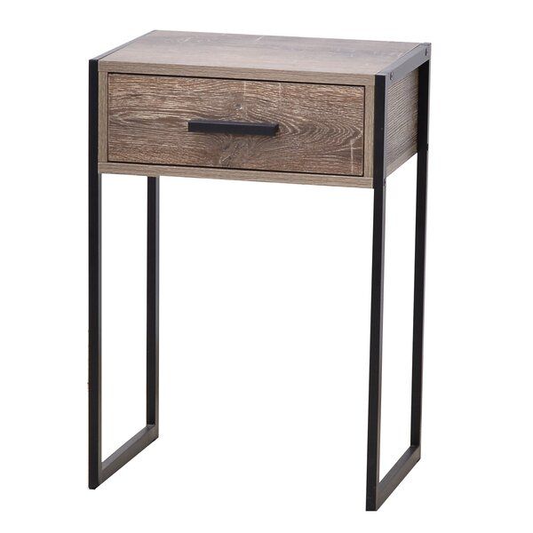 Gracie Oaks Raybon End Table With Storage & Reviews Within Raybon Buffet Tables (View 1 of 15)