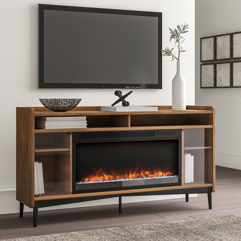 Gutierrez Tv Stand For Tvs Up To 65 Inches With Fireplace Intended For Finnick Tv Stands For Tvs Up To 65&quot; (Photo 7 of 15)