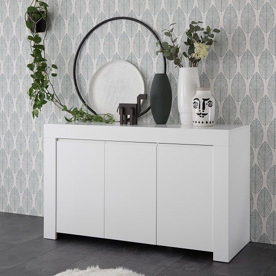 Hadston Sideboard In Antique Silver With Metal Frame Inside Adrian  (View 15 of 15)