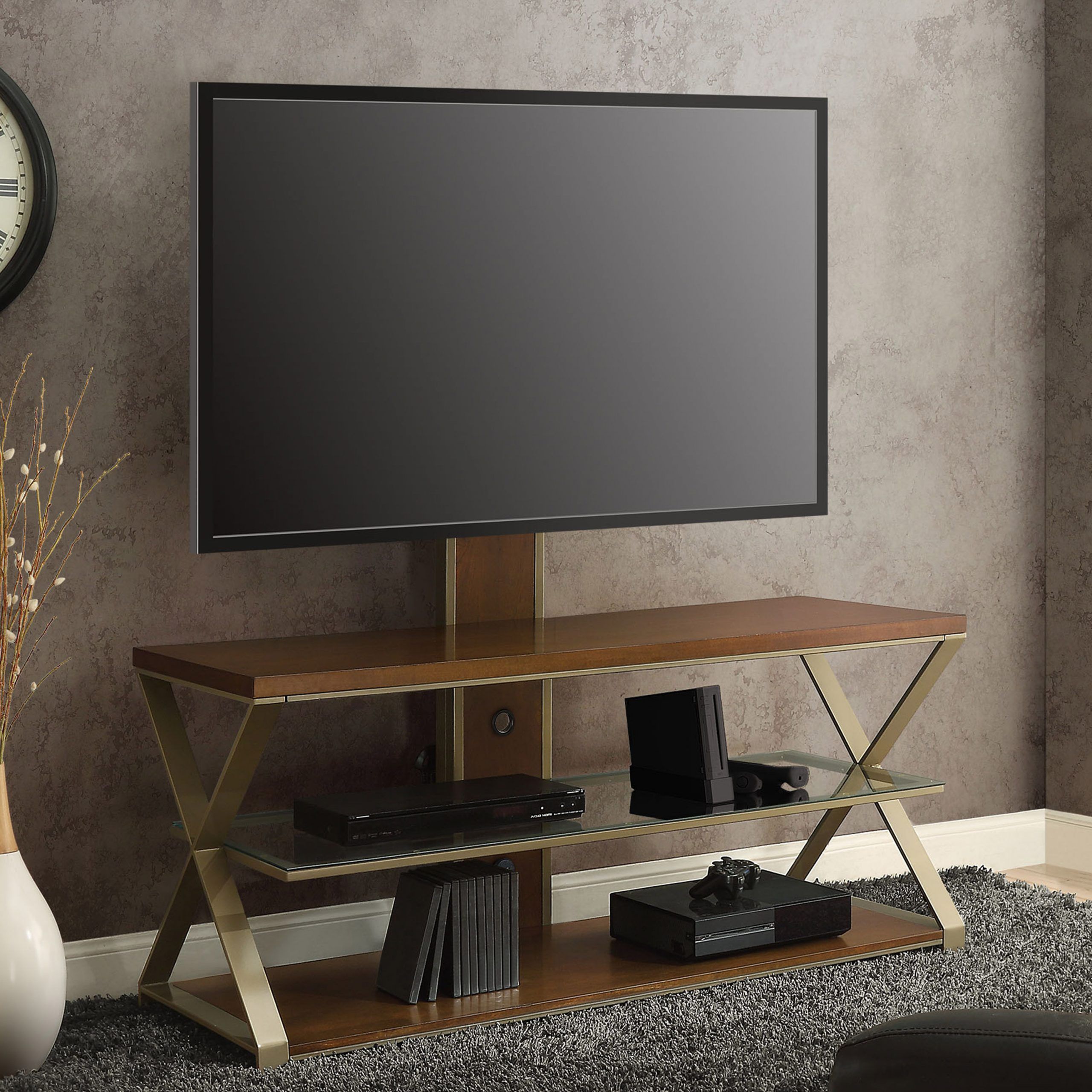 Jaxon 3 In 1 Television Stand For Tvs Up To 70", With 3 Intended For Huntington Tv Stands For Tvs Up To 70&quot; (View 12 of 15)