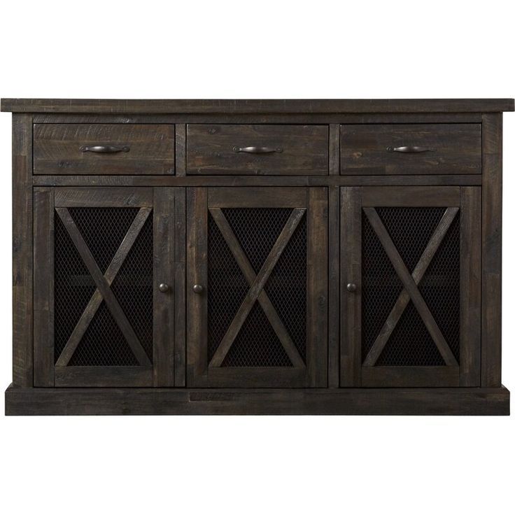 Laurel Foundry Modern Farmhouse Colborne 58" Wide 3 Drawer In Islesboro 58&quot; Wide Sideboards (View 12 of 15)