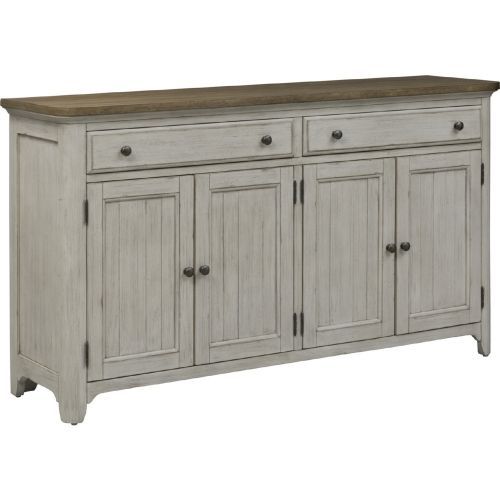 Liberty Furniture 652 Sr6838 Farmhouse Reimagined Server With Regard To Fahey 58" Wide 3 Drawer Acacia Wood Sideboards (View 11 of 15)