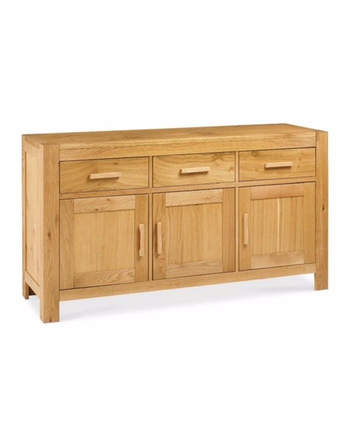 Lyon Oak Wide Sideboard – Brand Interiors Throughout Jakobe 66&quot; Wide Sideboards (View 5 of 15)